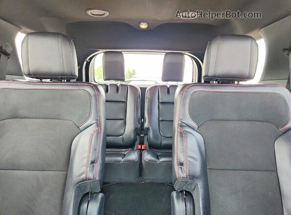 1FM5K7D80KGA95979 2019 FORD EXPLORER Black Vista de los asientos traseros