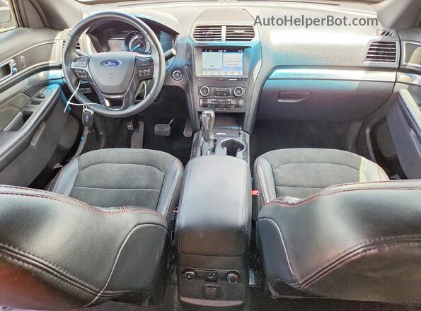 1FM5K7D80KGA95979 2019 FORD EXPLORER Black Vista del salpicadero