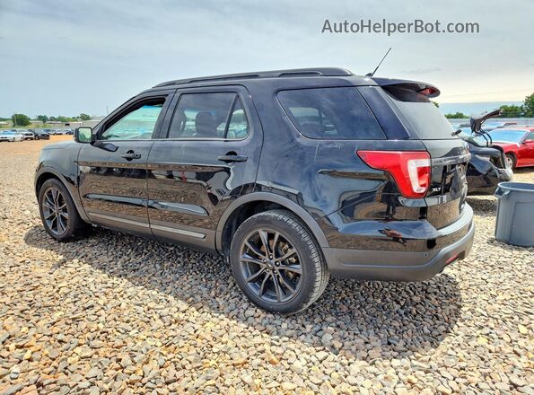 1FM5K7D80KGA95979 2019 FORD EXPLORER Black Trasero izquierdo
