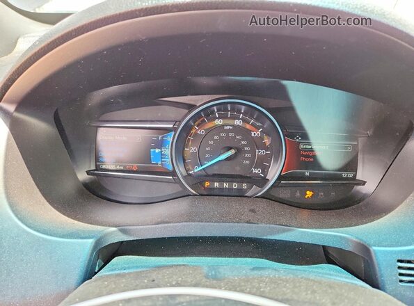 1FM5K7D80KGA95979 2019 FORD EXPLORER Black Vista del cuadro de instrumentos