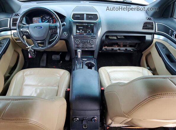 1FM5K7D81GGA84822 2016 FORD EXPLORER Blue წინა პანელის ხედი