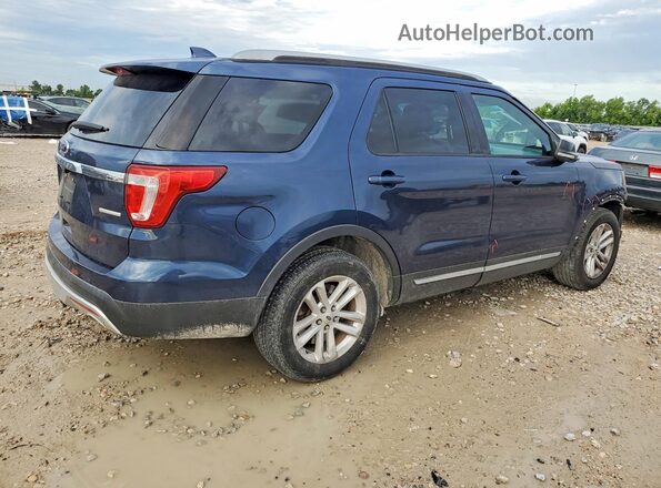1FM5K7D81GGA84822 2016 FORD EXPLORER Blue უკანა მარჯვენა