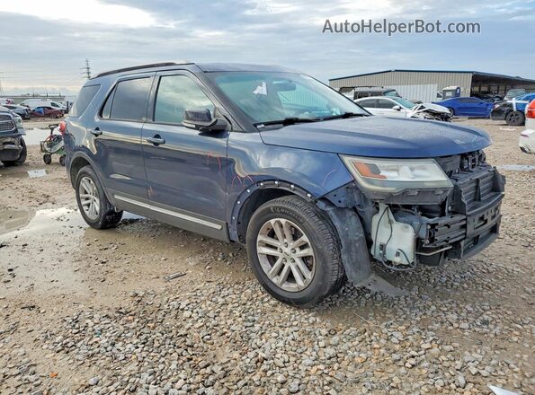 1FM5K7D81GGA84822 2016 FORD EXPLORER Blue წინა მარჯვენა