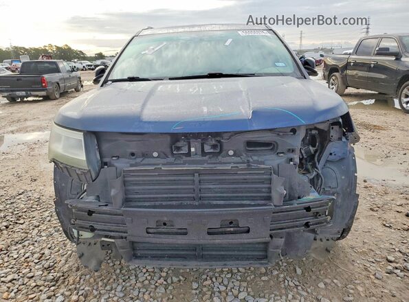 1FM5K7D81GGA84822 2016 FORD EXPLORER Blue წინა ხედი