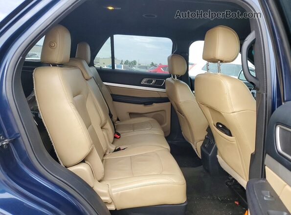 1FM5K7D81GGA84822 2016 FORD EXPLORER Blue უკანა სალონის ხედი