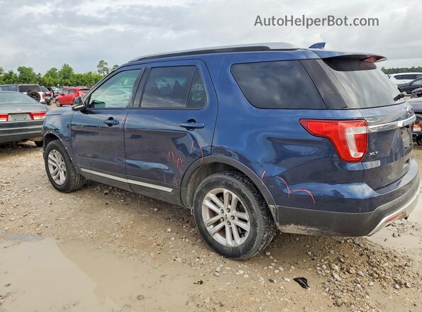 1FM5K7D81GGA84822 2016 FORD EXPLORER Blue უკანა მარცხენა