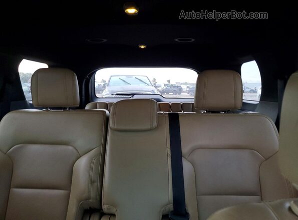 1FM5K7D81GGA84822 2016 FORD EXPLORER Blue უკანა სავარძლების ხედი