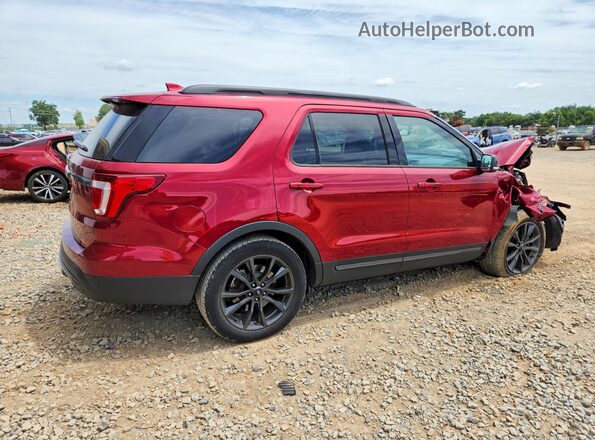 1FM5K7D81HGA25741 2017 FORD EXPLORER Red Tył prawy