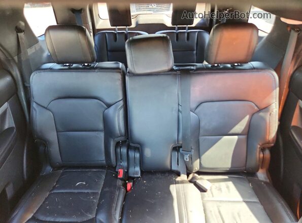1FM5K7D81HGD16482 2017 FORD EXPLORER Black Rear seats view