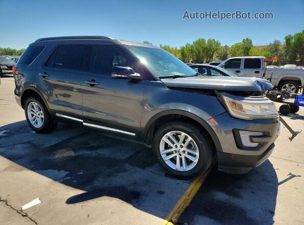 1FM5K7D81HGD16482 2017 FORD EXPLORER Black Front right