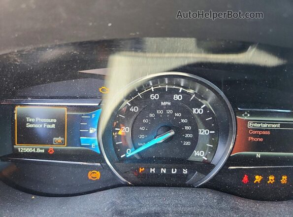 1FM5K7D81HGD16482 2017 FORD EXPLORER Black Instrument cluster view