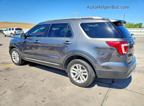 1FM5K7D81HGD16482 2017 FORD EXPLORER Black Rear left