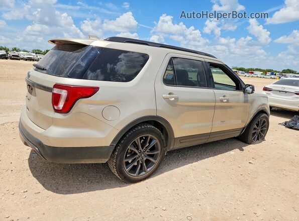 1FM5K7D81HGE22737 2017 FORD EXPLORER Gold Задня права чверть