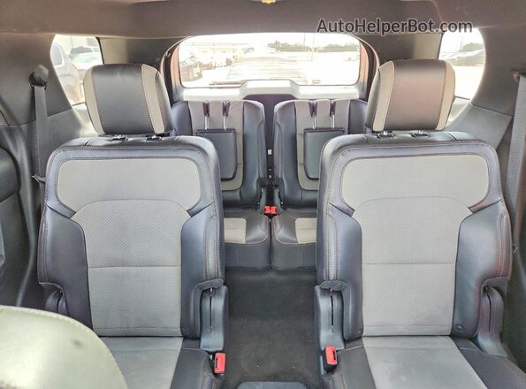 1FM5K7D81HGE22737 2017 FORD EXPLORER Gold Вид задніх сидінь