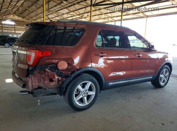 1FM5K7D81JGA31951 2018 FORD EXPLORER Brown Задня права чверть