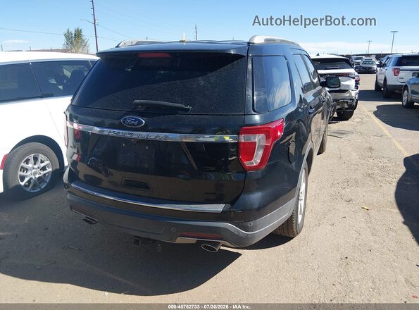 1FM5K7D81JGA66098 2018 FORD EXPLORER Black უკანა მარჯვენა