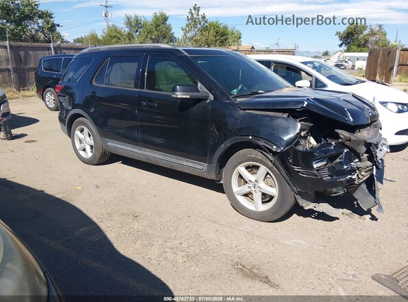 1FM5K7D81JGA66098 2018 FORD EXPLORER Black უკანა სალონის ხედი