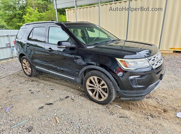 1FM5K7D81JGC38923 2018 FORD EXPLORER Black Przód prawy
