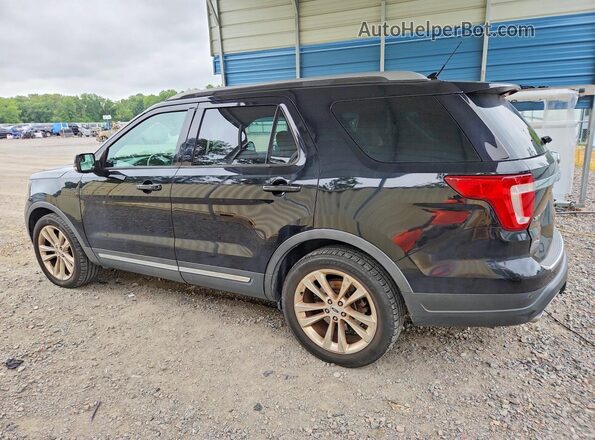 1FM5K7D81JGC38923 2018 FORD EXPLORER Black Tył lewy