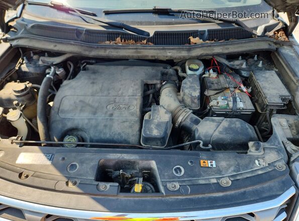 1FM5K7D82GGA16528 2016 FORD EXPLORER Green ძრავის განყოფილების ხედი