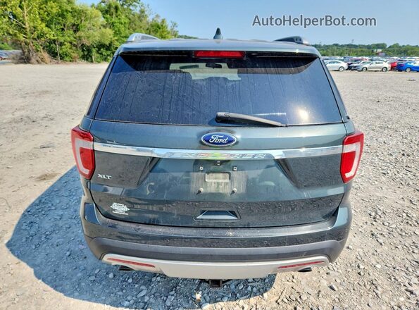 1FM5K7D82GGA16528 2016 FORD EXPLORER Green უკანა ხედი