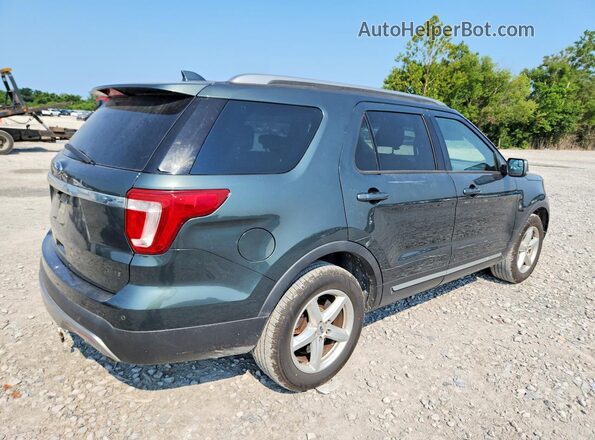 1FM5K7D82GGA16528 2016 FORD EXPLORER Green უკანა მარჯვენა