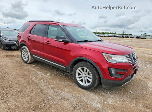 1FM5K7D82GGA51487 2016 FORD EXPLORER Red წინა მარჯვენა