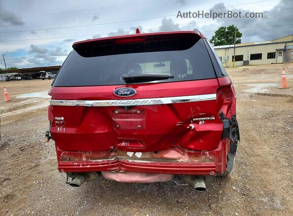 1FM5K7D82GGA51487 2016 FORD EXPLORER Red უკანა ხედი