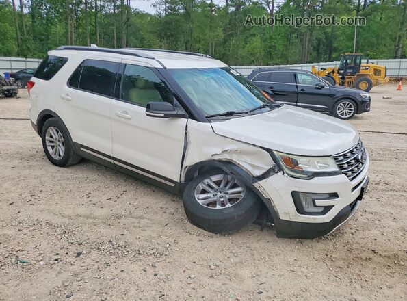 1FM5K7D82HGA07510 2017 FORD EXPLORER White Передня права чверть