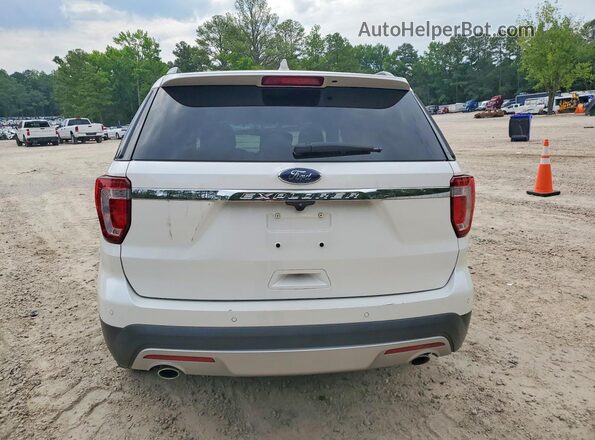 1FM5K7D82HGA07510 2017 FORD EXPLORER White Вид ззаду