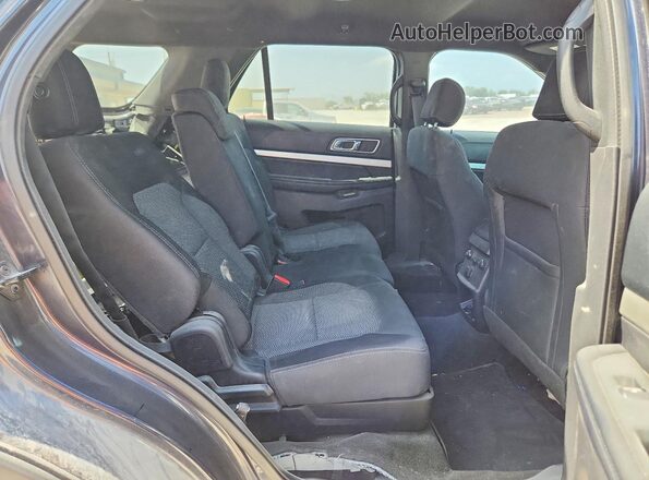 1FM5K7D82HGB92089 2017 FORD EXPLORER Угольный Вид задних сидений