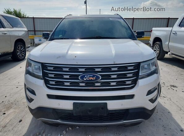1FM5K7D82HGC76252 2017 FORD EXPLORER White Դիմացի տեսք