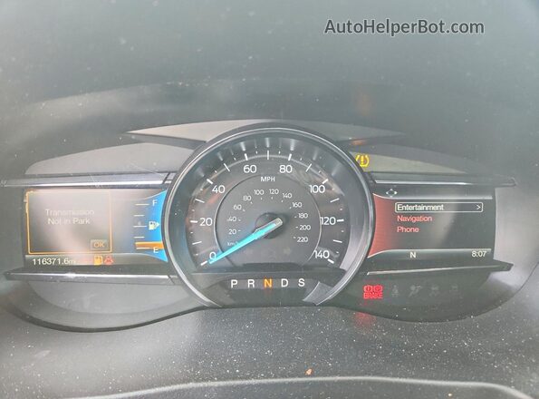 1FM5K7D82HGC76252 2017 FORD EXPLORER White Սարքավորումների վահանակի տեսք