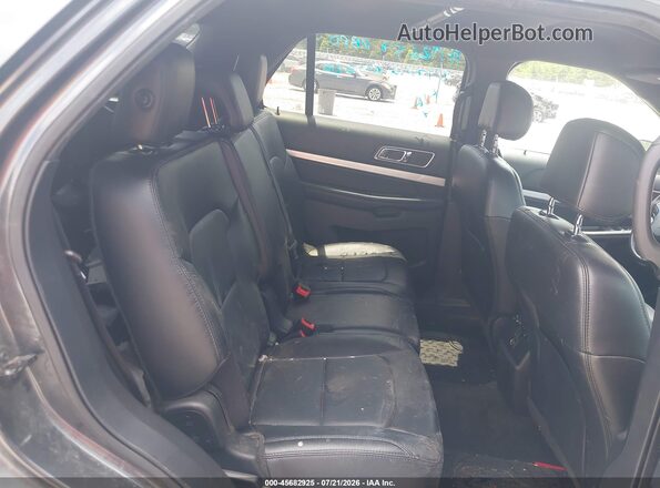 1FM5K7D82HGE08460 2017 FORD EXPLORER Gray Widok naklejki z numerem VIN