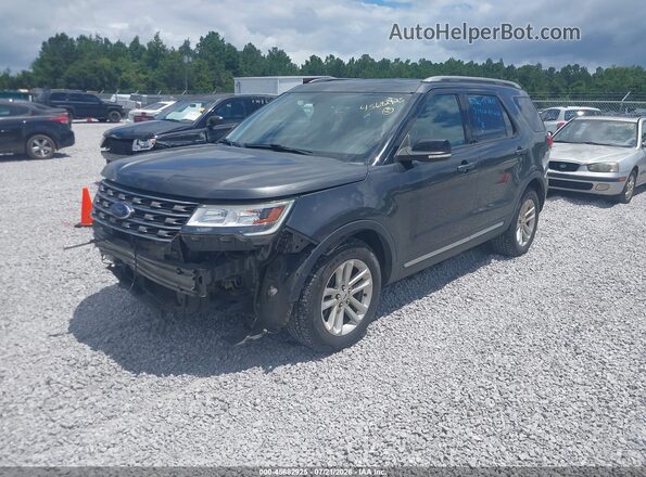 1FM5K7D82HGE08460 2017 FORD EXPLORER Gray Przód lewy