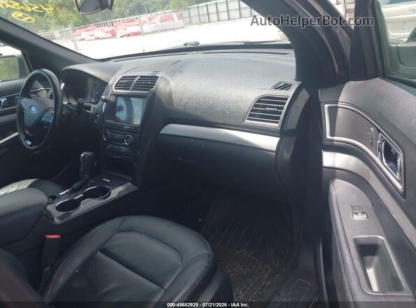 1FM5K7D82HGE08460 2017 FORD EXPLORER Gray Widok wnętrza z przodu