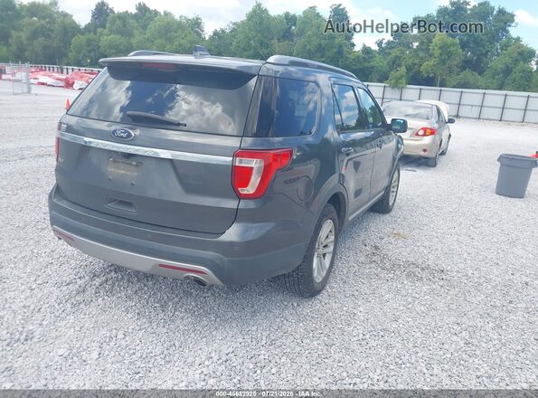 1FM5K7D82HGE08460 2017 FORD EXPLORER Gray Tył prawy
