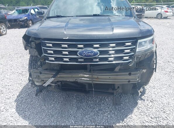 1FM5K7D82HGE08460 2017 FORD EXPLORER Gray Widok z przodu