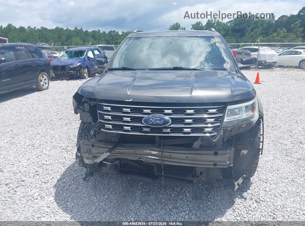 1FM5K7D82HGE08460 2017 FORD EXPLORER Gray Widok zestawu wskaźników