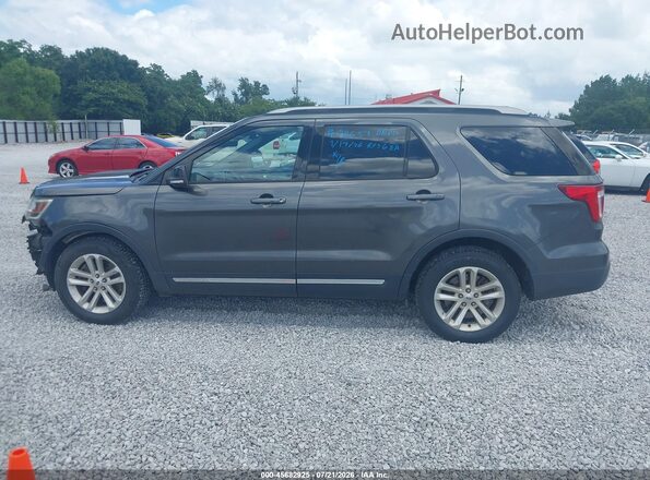 1FM5K7D82HGE08460 2017 FORD EXPLORER Gray Widok wnętrza 360 stopni