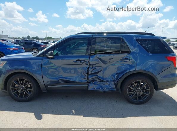 1FM5K7D82JGB17205 2018 FORD EXPLORER Blue წინა ხედი