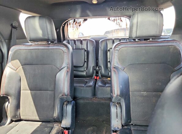 1FM5K7D82JGC05414 2018 FORD EXPLORER Silver Вид задніх сидінь