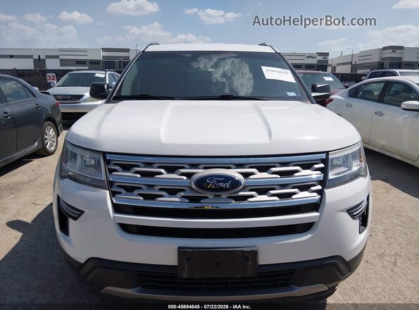 1FM5K7D82KGA08292 2019 FORD EXPLORER White Սարքավորումների վահանակի տեսք