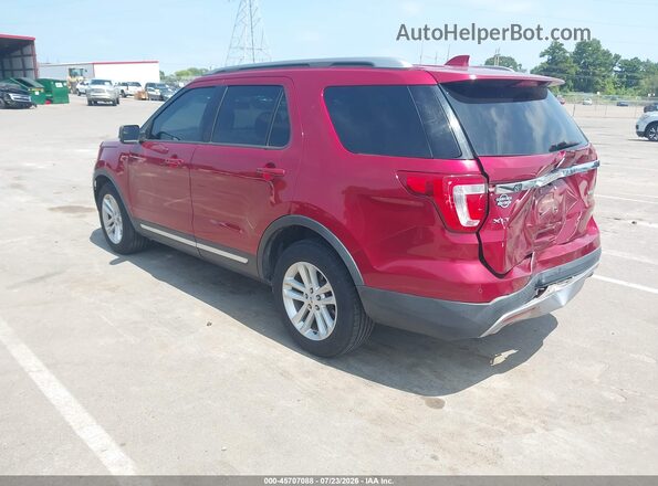 1FM5K7D83GGA22595 2016 FORD EXPLORER Burgundy Trasero izquierdo