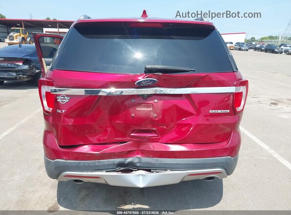 1FM5K7D83GGA22595 2016 FORD EXPLORER Burgundy Vista frontal