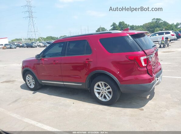 1FM5K7D83GGA22595 2016 FORD EXPLORER Burgundy Vista interior de 360 grados