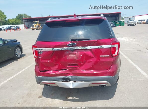 1FM5K7D83GGA22595 2016 FORD EXPLORER Burgundy 