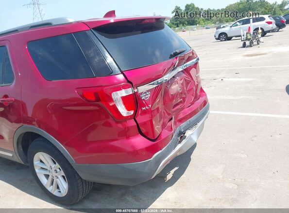 1FM5K7D83GGA22595 2016 FORD EXPLORER Burgundy 