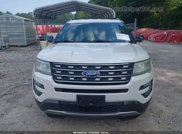 1FM5K7D83GGA42717 2016 FORD EXPLORER White ხელსაწყოთა პანელის ხედი