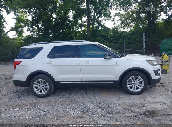 1FM5K7D83GGA42717 2016 FORD EXPLORER White უკანა სალონის ხედი